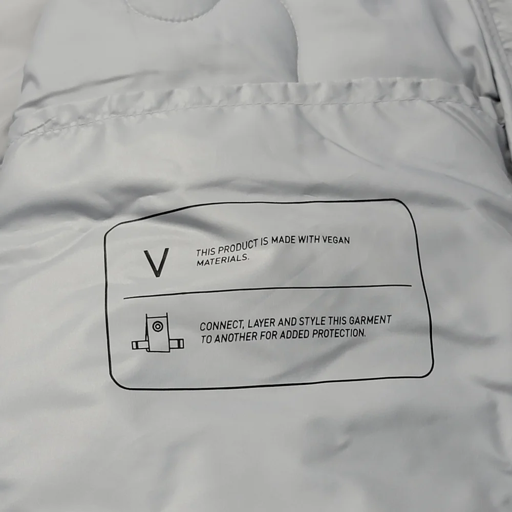 adidas Men's Nuganic Light Insulation Jacket Vest Gray IS1262 Size 2XL New - Picture 7 of 11